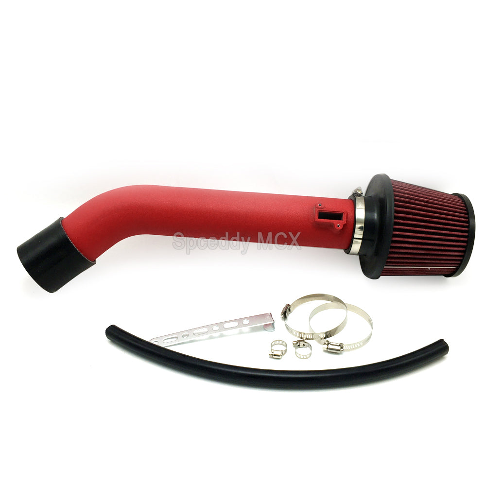 Spceddy Car Sport Cold Air Intake Stystem High Quality High Flow Air Filter Kit With Red Air Intake Pipe Fit For Nissan 350Z