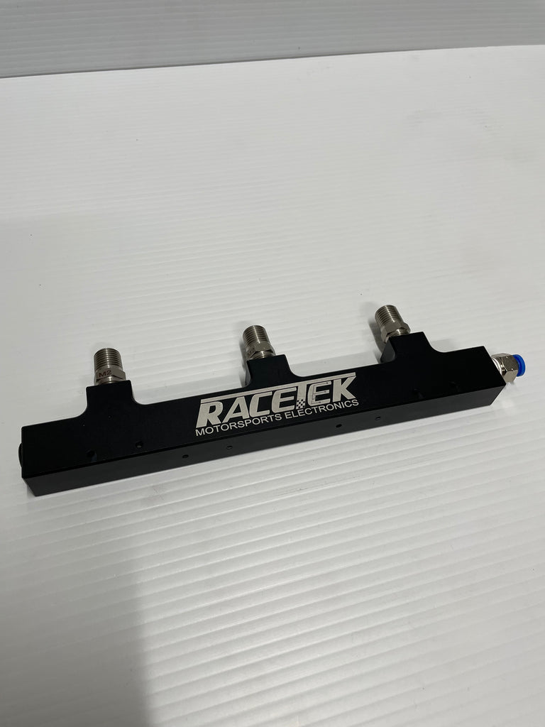 RaceTek 3 Nozzle Intercooler Spray Aluminum Rail with Mist Nozzles