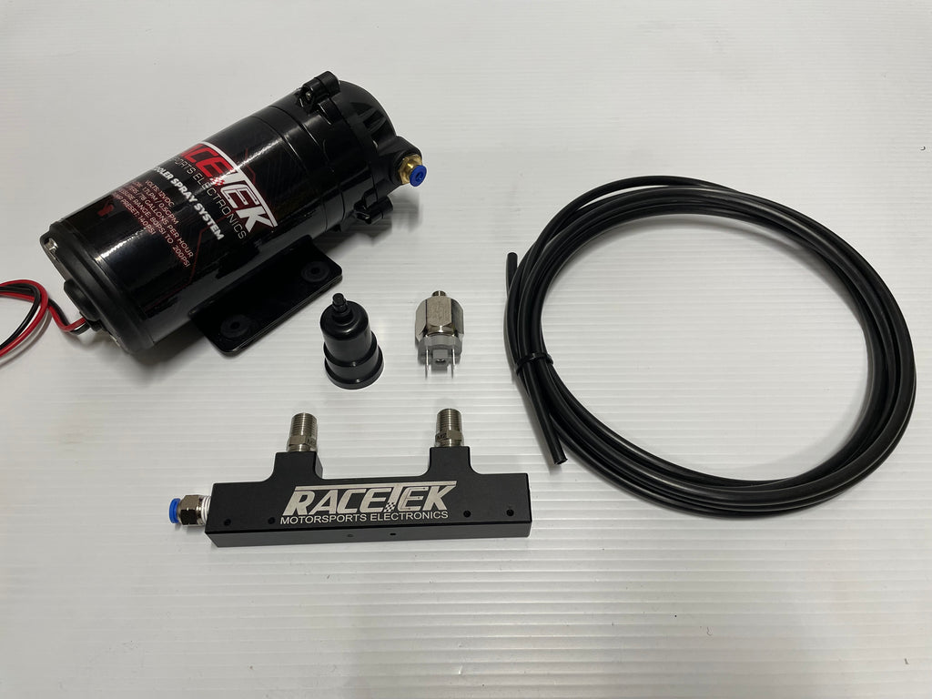 RaceTek Intercooler Radiator Water Spray Cooling BASIC Kit 2-Nozzle Rail