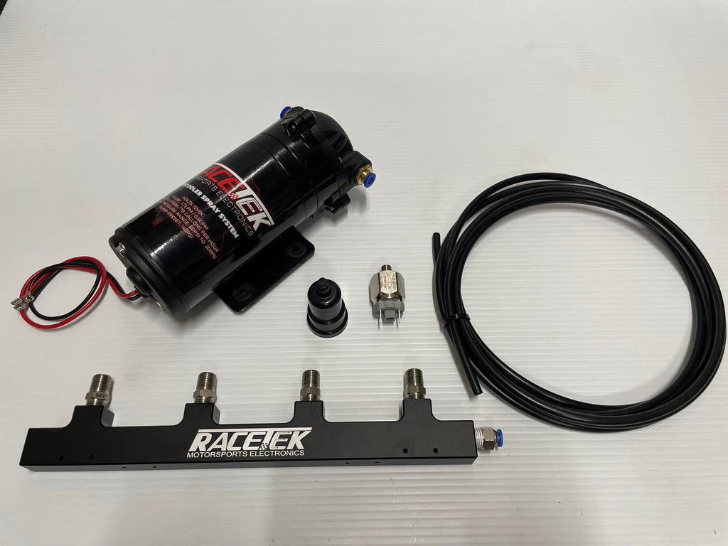 RaceTek Intercooler Radiator Water Spray Cooling BASIC Kit / 4-Nozzle Rail