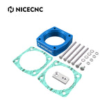 NICECNC Car Engine Throttle Body Spacer Kit For Nissan 350z Infiniti I35 G35 FX35 3.5L Engine CNC Modified Car Accessories