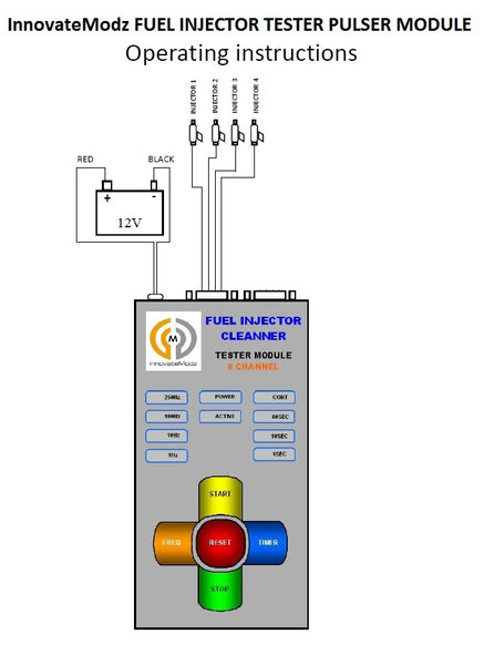 Electronic Fuel Injector Tester Pulser Module - 4 channel output ...